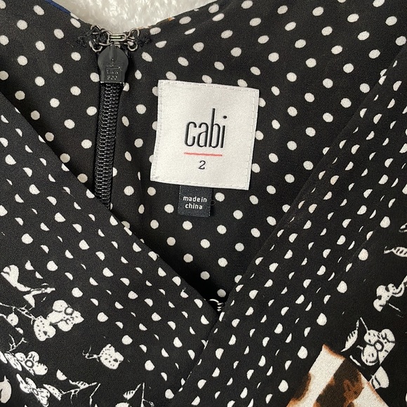CABI Crossover Cami | Navy & Black | Size 2 - Picture 8 of 10